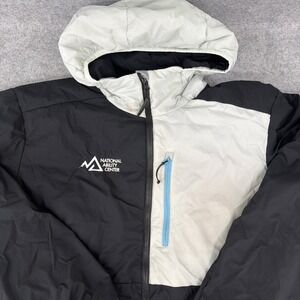 Backcountry Men's Wolverine Cirque 2.0 Hooded Puffer Jacket Coat XL Black Logo